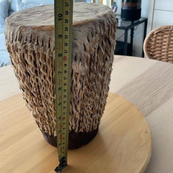 Vintage Zebra skin drum from Tanzania. - Picture 7 of 7